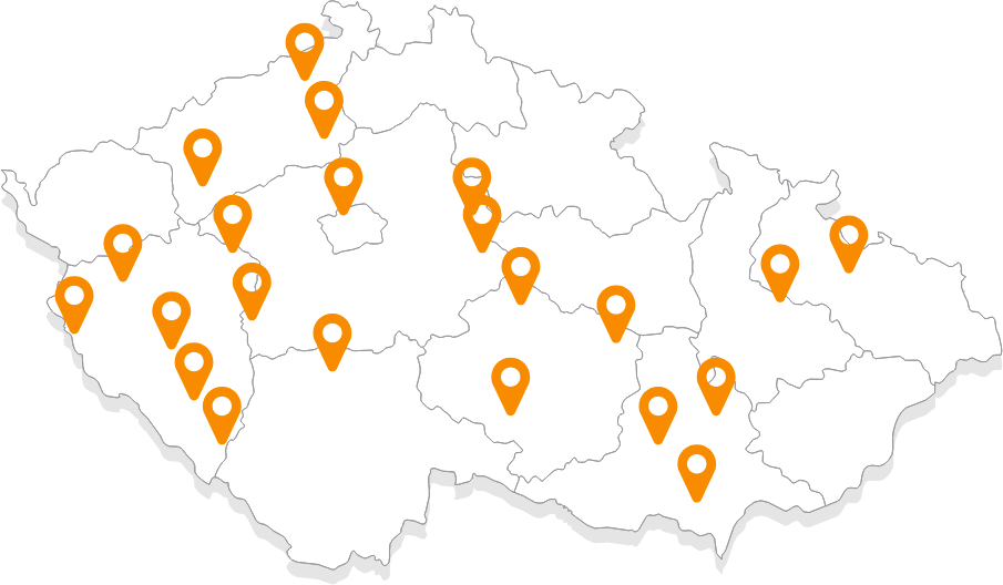 ELIMO mont: Mapa stanic